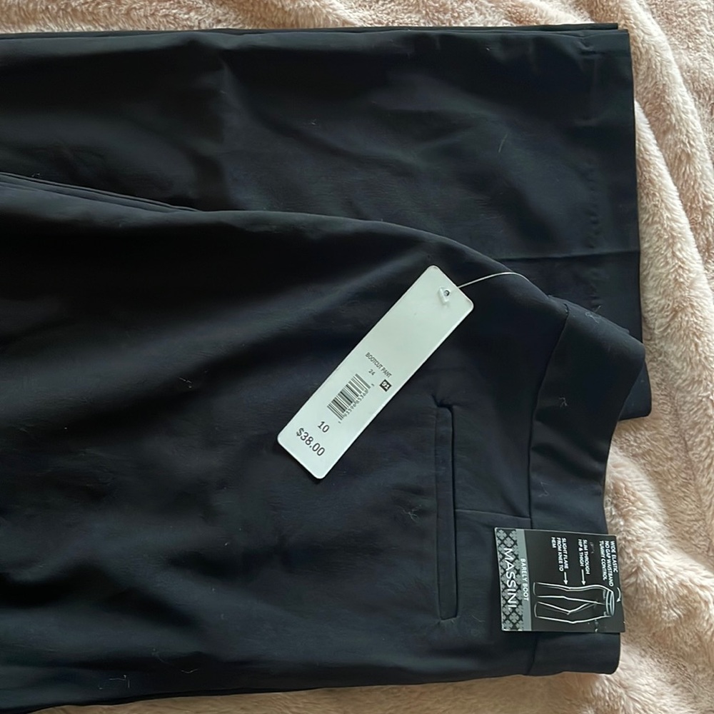 Massini Barely Boot Professional Pant - Size 10, Black